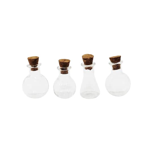 Mini Glass Potion Bottle Set by Ashland®
